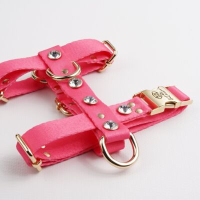 Pembe Diamond Göğüs Tasması