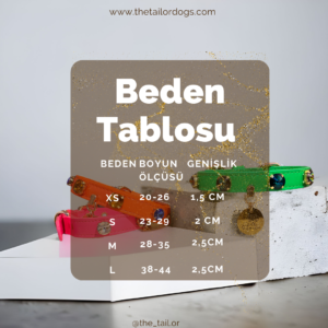 Neon Pembe Kalpli Swarovski Boyun Tasması
