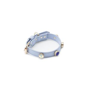 Mavi Swarovski Boyun Tasması